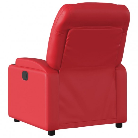 Fauteuil inclinable Rouge Similicuir