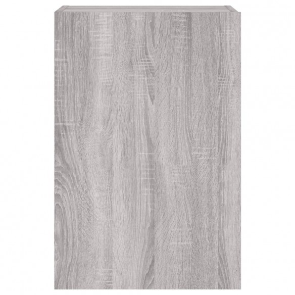 Meubles TV muraux 2pcs sonoma gris 40,5x30x60cm bois ingénierie