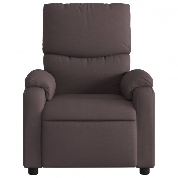 Fauteuil inclinable Marron foncé Tissu