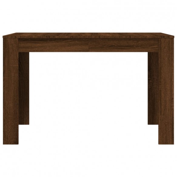 Table à dîner Chêne marron 120x60x76 cm bois d'ingénierie