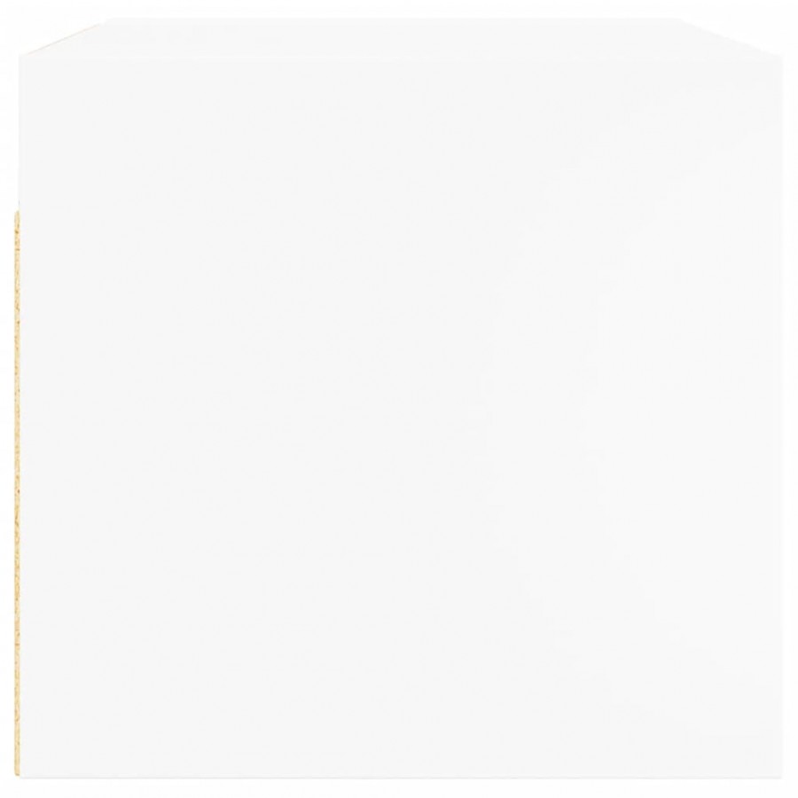 Armoires murales avec portes en verre 2 pcs blanc 68,5x37x35 cm