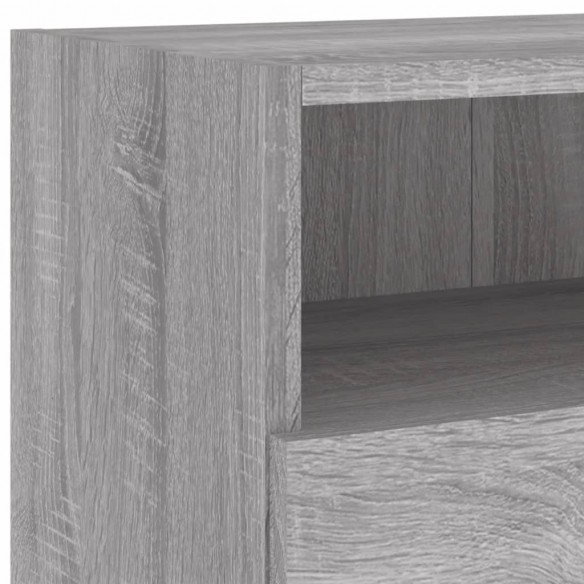 Meubles TV muraux 2pcs sonoma gris 100x30x30 cm bois ingénierie