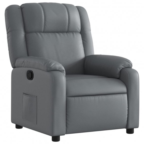 Fauteuil inclinable Gris Similicuir