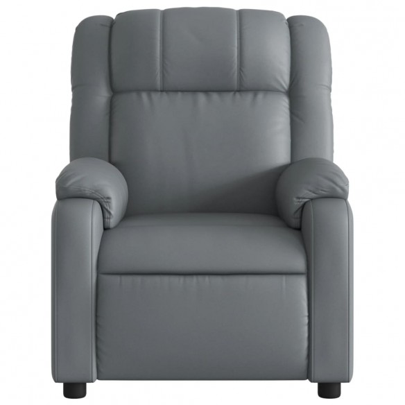 Fauteuil inclinable Gris Similicuir