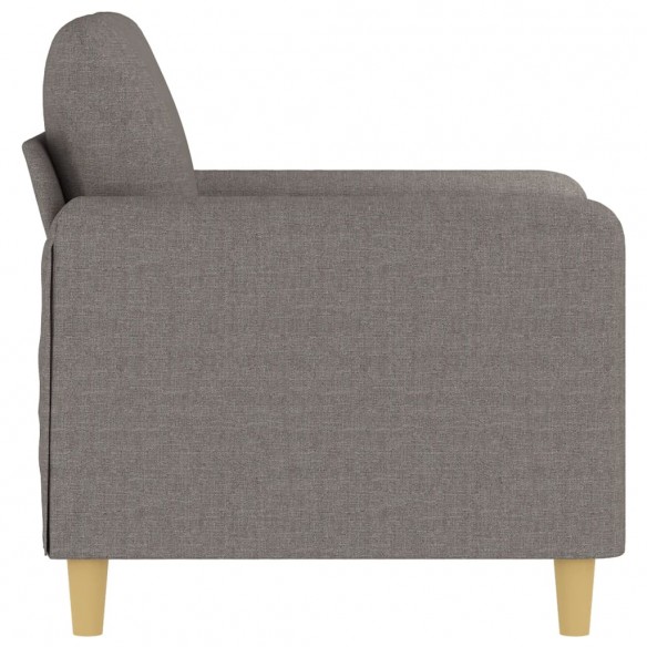 Fauteuil Taupe 60 cm Tissu