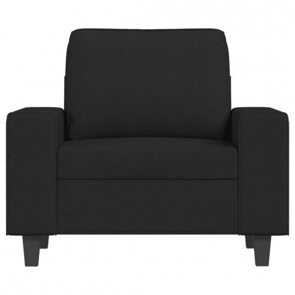 Fauteuil Noir 60 cm Tissu