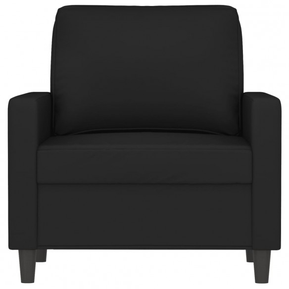 Fauteuil Noir 60 cm Velours