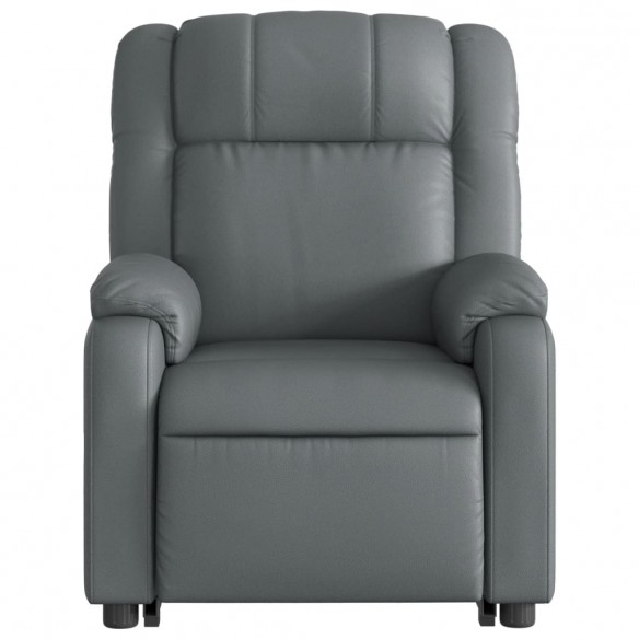 Fauteuil inclinable de massage Gris Similicuir