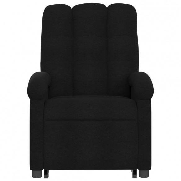 Fauteuil inclinable électrique noir tissu