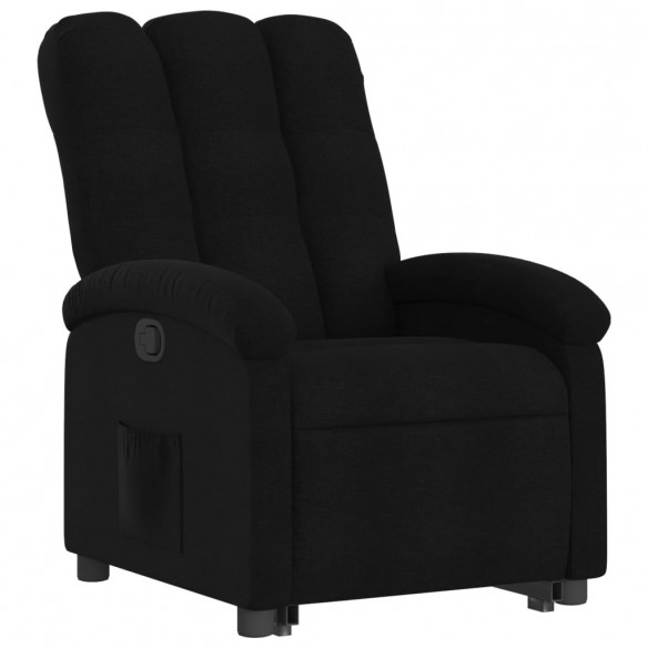 Fauteuil inclinable noir tissu