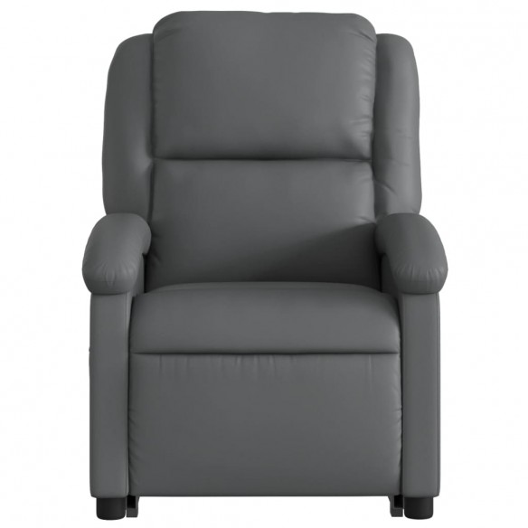 Fauteuil inclinable de massage Gris Similicuir