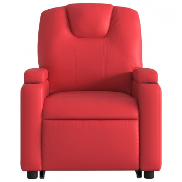 Fauteuil inclinable Rouge Similicuir