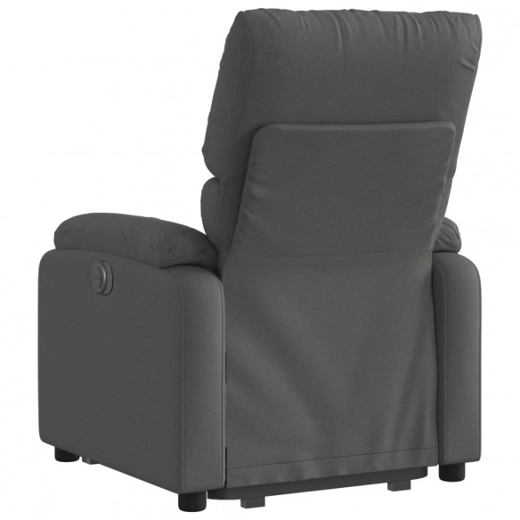 Fauteuil inclinable électrique gris foncé tissu