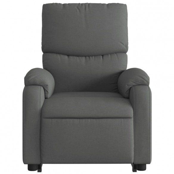 Fauteuil inclinable électrique gris foncé tissu