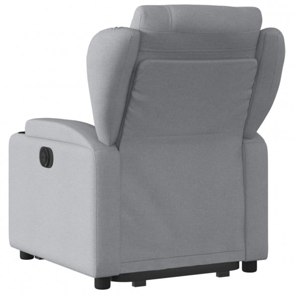 Fauteuil inclinable Gris clair Tissu