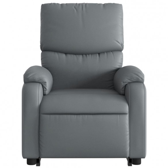 Fauteuil inclinable de massage Gris Similicuir