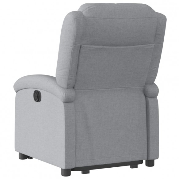 Fauteuil inclinable Gris clair Tissu