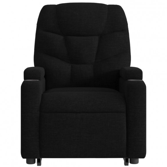 Fauteuil inclinable électrique noir tissu