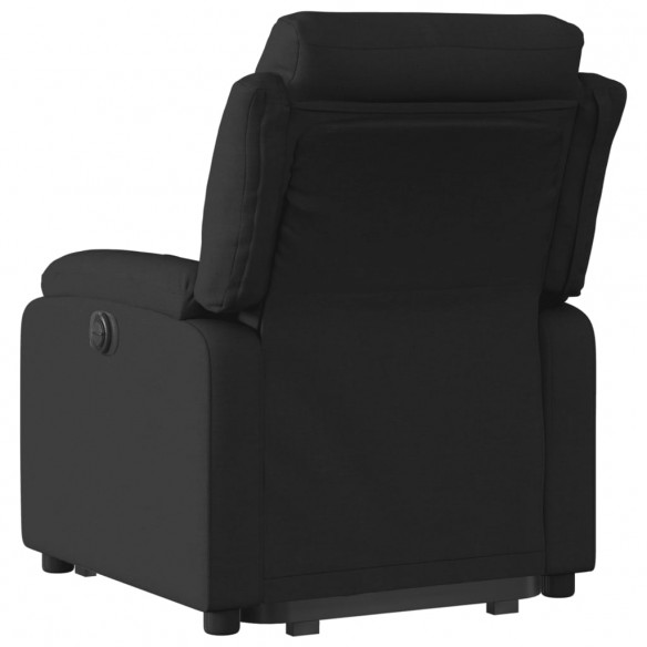 Fauteuil inclinable électrique noir tissu