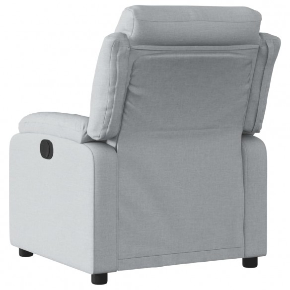 Fauteuil inclinable Gris clair Tissu