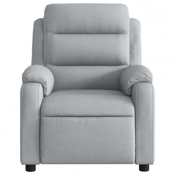 Fauteuil inclinable Gris clair Tissu