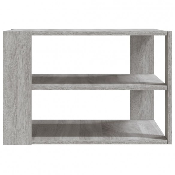 Table basse sonoma gris 59,5x59,5x40 cm bois d'ingénierie