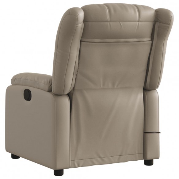 Fauteuil de massage inclinable Cappuccino Similicuir