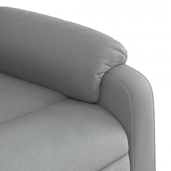 Fauteuil inclinable Gris clair Tissu