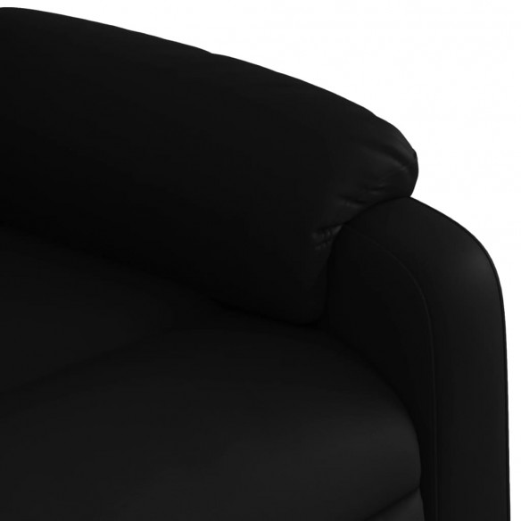 Fauteuil inclinable de massage électrique noir similicuir