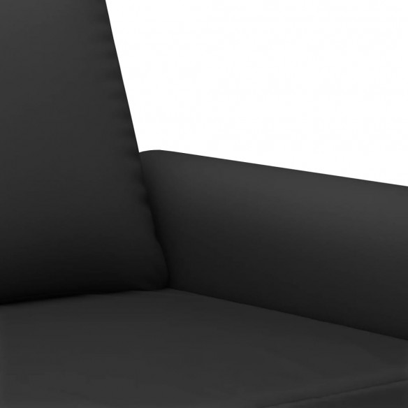 Canapé à 3 places Noir 180 cm Velours