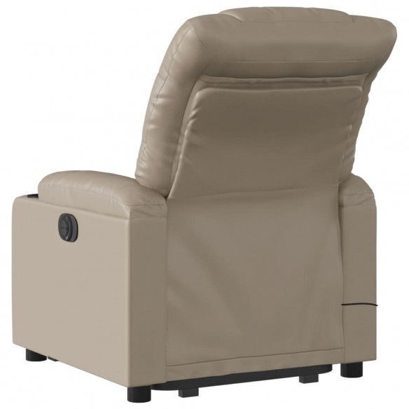 Fauteuil inclinable de massage Cappuccino Similicuir