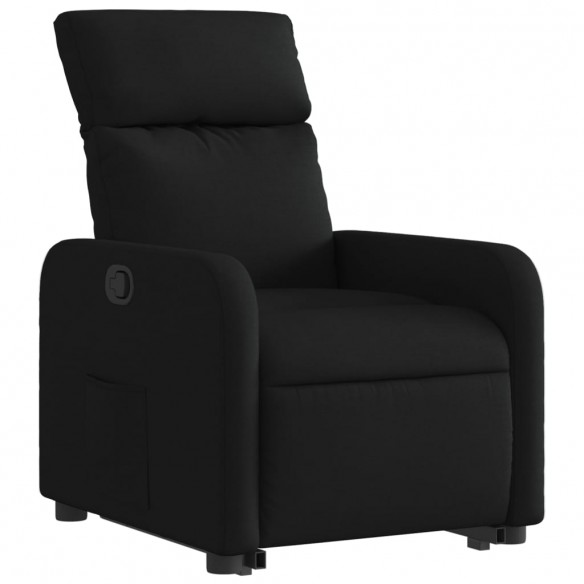 Fauteuil inclinable noir tissu