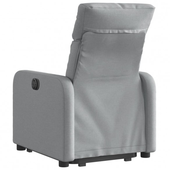 Fauteuil inclinable Gris clair Tissu