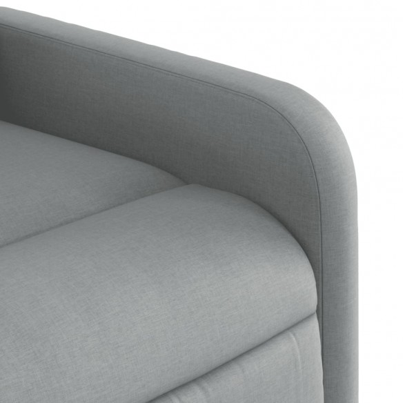 Fauteuil inclinable Gris clair Tissu