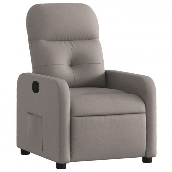 Fauteuil inclinable Taupe Tissu