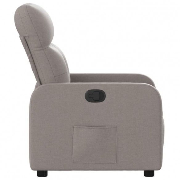 Fauteuil inclinable Taupe Tissu