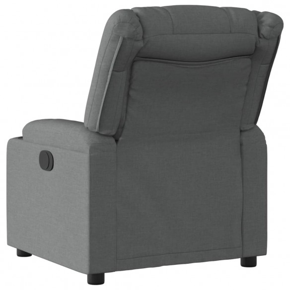 Fauteuil inclinable Gris foncé Tissu