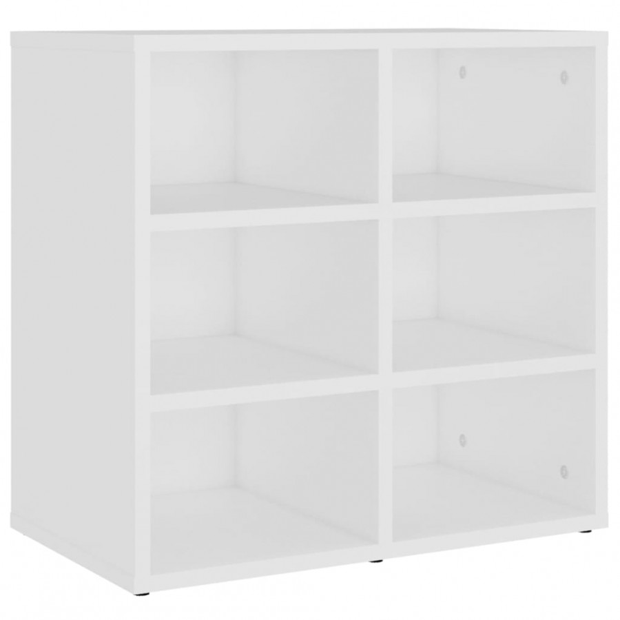 Armoires à chaussures 2 pcs Blanc 52,5x30x50 cm