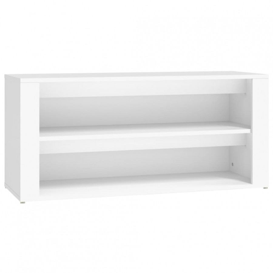 Étagère à chaussures Blanc 100x35x45 cm 