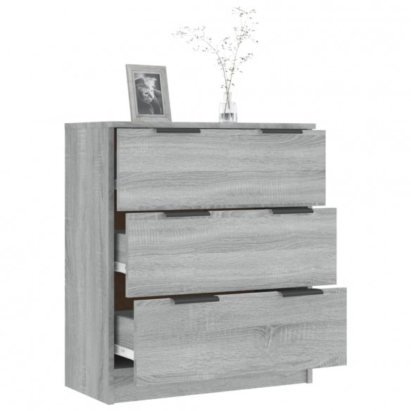 Buffet Sonoma gris 60x30x70 cm Bois d'ingénierie