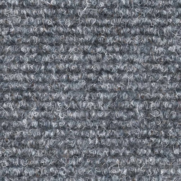 Tapis d'escalier auto-adhésif 15 pcs 56x17x3 cm Gris clair