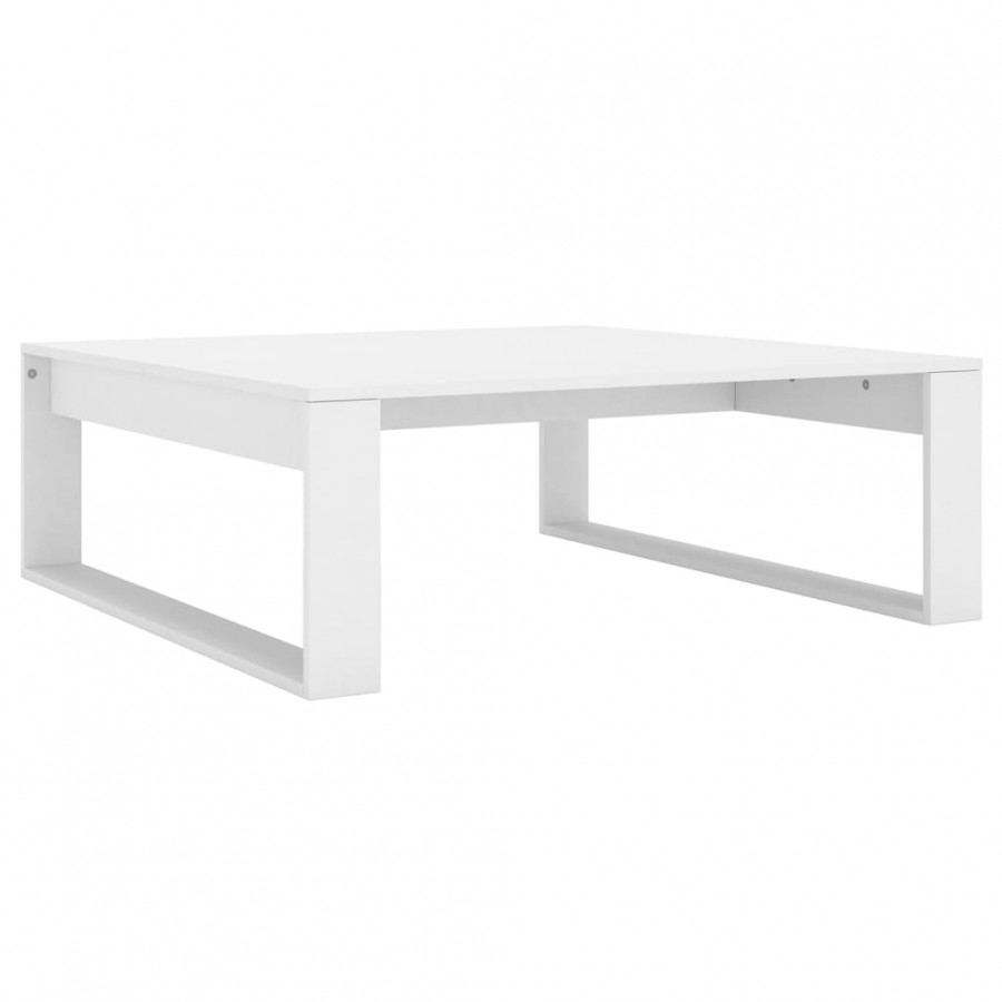 Table basse Blanc 100x100x35 cm Aggloméré Table basse Blanc 100x100x35 cm Aggloméré