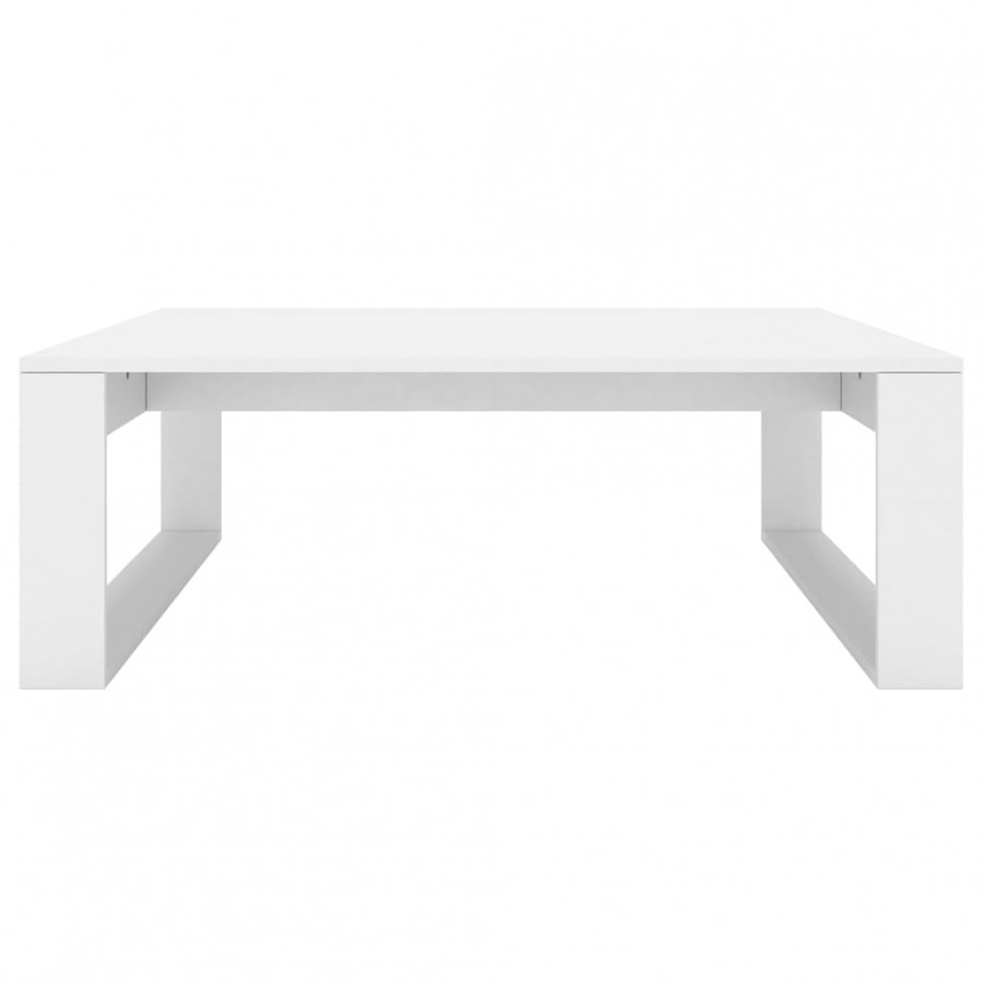 Table basse Blanc 100x100x35 cm Aggloméré Table basse Blanc 100x100x35 cm Aggloméré