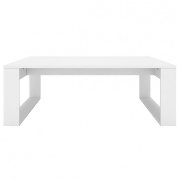 Table basse Blanc 100x100x35 cm Aggloméré