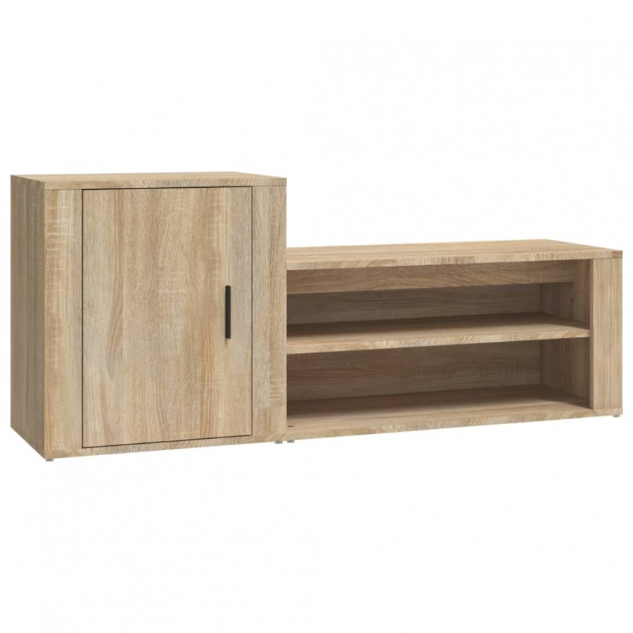 Armoire à chaussures Chêne sonoma 130x35x54cm  Armoire à chaussures Chêne sonoma 130x35x54cm