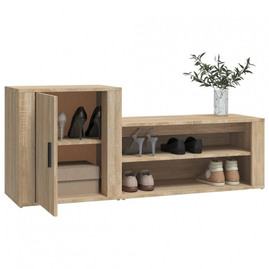 Armoire à chaussures Chêne sonoma 130x35x54cm  Armoire à chaussures Chêne sonoma 130x35x54cm
