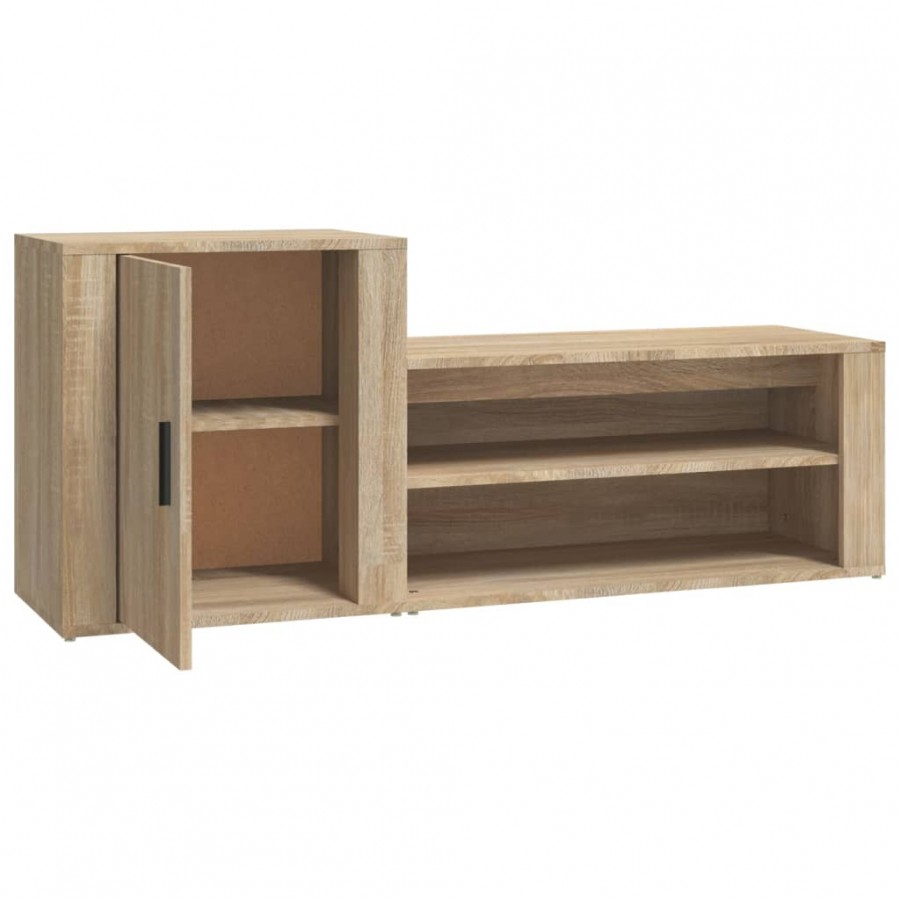 Armoire à chaussures Chêne sonoma 130x35x54cm  Armoire à chaussures Chêne sonoma 130x35x54cm