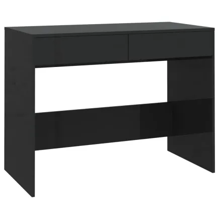 Bureau Noir 101x50x76,5 cm Aggloméré 2