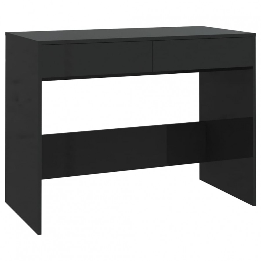Bureau Noir 101x50x76,5 cm Aggloméré