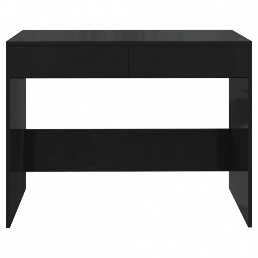 Bureau Noir 101x50x76,5 cm Aggloméré